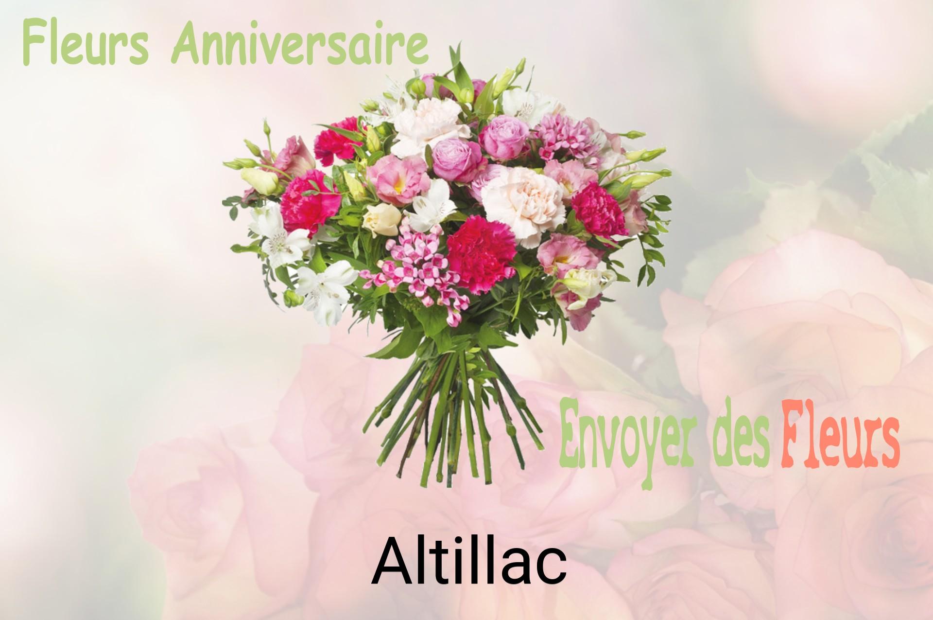 Bouquet de fleurs d’anniversaire livré à Altillac