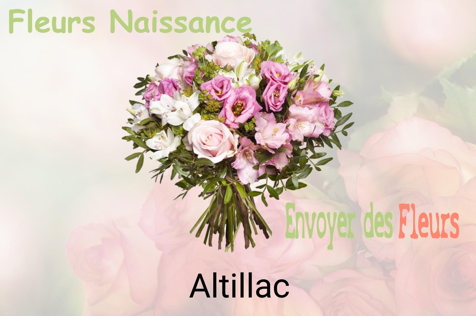 Bouquet de fleurs de naissance livré à Altillac